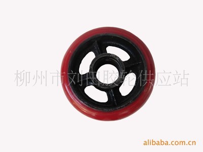 【專業(yè)銷售 6寸聚氨酯壓力萬向輪 結實耐用 大量批發(fā) 量大更優(yōu)】價格,廠家,圖片,腳輪、萬向輪,柳州市劉田膠輪供應站-